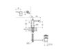 Scheme Bidet mixer Ritmonio 2017 PR43BU101+PR43MA101 Contemporary / Modern