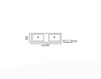 Scheme Wall mounted wash basin Neutra 2017 SQUARE TAILOR Contemporary / Modern