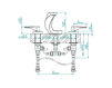 Scheme Wash basin mixer Graff AMETIS 5102000 Minimalism / High-Tech