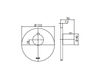 Scheme Thermostatic mixer Graff AQUA-SENSE 5123000 Minimalism / High-Tech