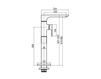 Scheme Floor mixer Graff SENTO 5103000 Minimalism / High-Tech