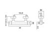 Scheme Thermostatic mixer Graff TRANQUILITY 2396300 Minimalism / High-Tech