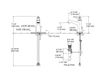 Scheme Wash basin mixer Georgeson Kohler 2017 K-R99912-4D1-BN Contemporary / Modern