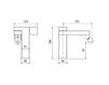 Scheme Bidet mixer Graff STRUCTURE 2170500 Minimalism / High-Tech