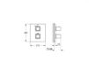 Scheme Thermostat Grohtherm Cube Grohe 2016 19959000 Contemporary / Modern