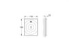 Scheme touch sensor for urinal Tectron Surf Grohe 2016 37337001 Contemporary / Modern