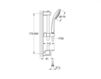 Scheme Shower bar Euphoria 27225001 Silver Scheme Shower bar Euphoria Grohe 2016 27225001 Contemporary / Modern