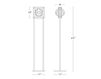 Scheme Floor lamp 1516 Gold Scheme Floor lamp Jonathan Browning Studios 2018 1516 Loft / Fusion / Vintage / Retro