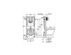 Scheme Wall mounted toilet Solido Grohe 2016 39186000 Contemporary / Modern