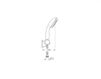 Scheme Shower head New Tempesta Classic 2760100E Silver Scheme Shower head New Tempesta Classic Grohe 2016 2760100E Contemporary / Modern