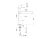 Scheme Kitchen mixer Newform ERGO 65910 Contemporary / Modern