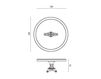 Scheme Dining table Carpanese Home 2018 6206