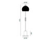 Scheme Floor lamp IL Fanale Torremato N7B3AO