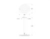 Scheme Ceiling mounted shower head FIR Synergy Showers 93.7097.8.10.20