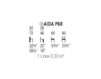 Scheme Armchair AIDA PBR brown Scheme Armchair Accento 2019 AIDA PBR