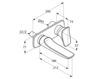 Scheme Wall mixer Kludi Ambienta 532440575 Contemporary / Modern