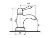 Scheme Wash basin mixer Olympia Ceramica Impero 9541a/s Contemporary / Modern