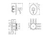 Scheme Thermostatic mixer Joerger Delphi Deco 129.40.355 +649.40.355 Contemporary / Modern