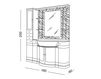 Scheme Сomposition Eurodesign Bagno Luxury COMPOSIZIONE 11 Classical / Historical 