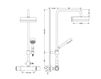 Scheme Thermostatic mixer Joerger Palazzo Crystal 605.20.260 Contemporary / Modern