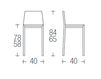 Scheme Bar stool PUK Eurosedia Design S.p.A. 2013 063042 -564105 Contemporary / Modern