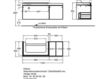 Scheme Wash basin cupboard Keramag Citterio 835435 Contemporary / Modern