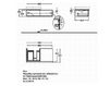 Scheme Wash basin cupboard Keramag Icon 840492 Contemporary / Modern