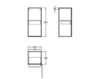 Scheme Bathroom shelf Keramag 4u 804044 Contemporary / Modern