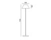Scheme Floor lamp Cono Ruggiu Lightingwear Giodi G1201.03 Contemporary / Modern
