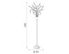 Scheme Floor lamp slim Cremasco Illuminazione snc 24 Hours 2857/18 Contemporary / Modern