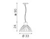 Scheme Light bell Cremasco Illuminazione snc 24 Hours 2923/1 3 Contemporary / Modern