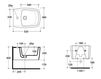 Scheme Floor mounted toilet Galassia Midas 8961PT Contemporary / Modern