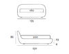 Scheme Bed Samoa S.r.l. Letti FRE160 Contemporary / Modern