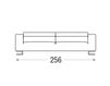 Scheme Sofa LOVE Primafila Book LV03600 Contemporary / Modern