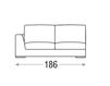 Scheme Sofa KING Primafila Book NG05300 Contemporary / Modern