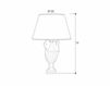 Scheme Table lamp Laudarte Leone Aliotti ABV 1674 Classical / Historical 