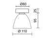 Scheme Light Bruck Deckenaufbauleuchten 100310mcgy Contemporary / Modern