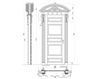 Scheme Wooden door  Bastiglia New design porte Emozioni 1135/Q Classical / Historical 