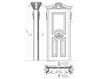 Scheme Wooden door Palazzo 5016/QQ/int Ivory Scheme Wooden door Palazzo New design porte Emozioni 5016/QQ/int Classical / Historical