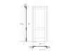Scheme Wooden door  Guarini New design porte 600 314/Vi Classical / Historical 