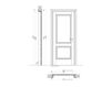 Scheme Wooden door  Tiziano New design porte 700 714M/QQ/A Classical / Historical 