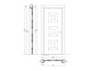 Scheme Wooden door  Mondrian New design porte 500 915/QQ/04 2 Classical / Historical 