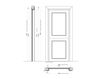 Scheme Wooden door Giudetto 1011/QQ/A 10 brown Scheme Wooden door Giudetto New design porte Metropolis 1011/QQ/A 10 Classical / Historical