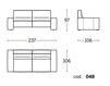 Scheme Sofa Polo Divani 2014 EDWARD 048 Contemporary / Modern