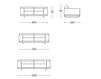 Scheme Sofa Polo Divani 2014 Peter 3 Seater Contemporary / Modern