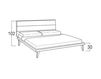 Scheme Bed FOREST Ballancin Contemporanei 15020066 Contemporary / Modern
