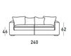 Scheme Sofa Unique Country Chic FREEDOM DIVANO 3P Contemporary / Modern