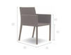 Scheme Armchair SUNDAY Royal Botania 2014 SUD 53 ZU Contemporary / Modern