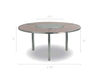 Scheme Dining table O-ZON Royal Botania 2014 OZN 160 WS  Contemporary / Modern