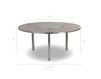 Scheme Dining table O-ZON Royal Botania 2014 OZN 160 GSCLU Contemporary / Modern